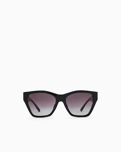 Emporio Armani - Women’s cat-eye sunglasses, Woman, Black, Size: 55L