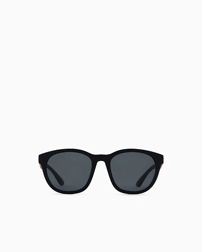 Emporio Armani - Panto-shaped junior sunglasses with clip-on lenses, Boy, Red, Size: 47L