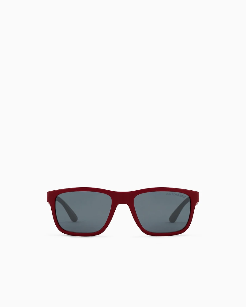 Emporio Armani - Children’s pillow-shaped sunglasses, Boy, Red, Size: 48L