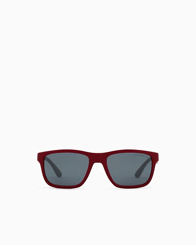 Emporio Armani - Children’s pillow-shaped sunglasses, Boy, Red, Size: 48L