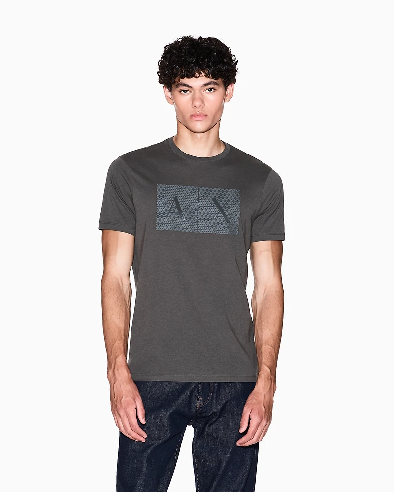Slim fit jersey T-shirt with logo