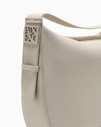 ASV Logo Hobo Shoulder Bag