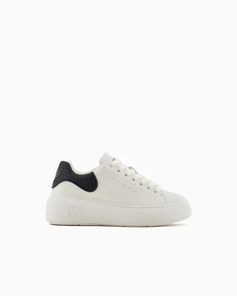 Sneakers with high sole
