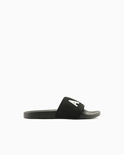 Slider slippers with logo