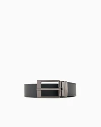 Coated leather belt