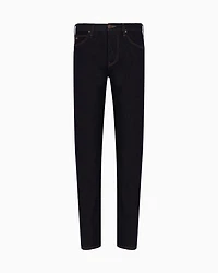 Emporio Armani - J21 Regular-fit jeans washed 11.5 oz comfort denim, Man, Blue, Size:
