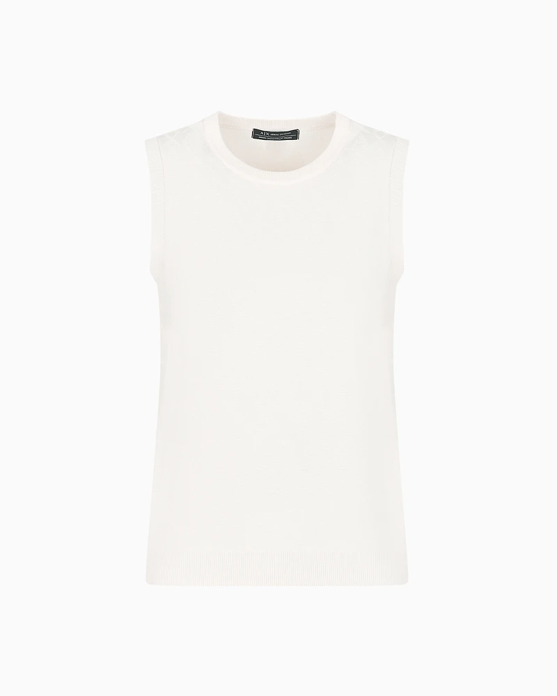 Top with allover logo