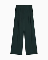 Armani Exchange - Casual Trousers, Woman, Green, Size: