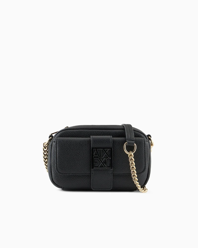 Mini shoulder bag with logo