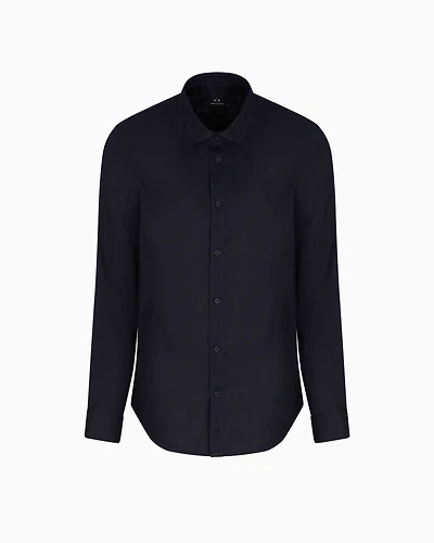 Regular fit linen shirt