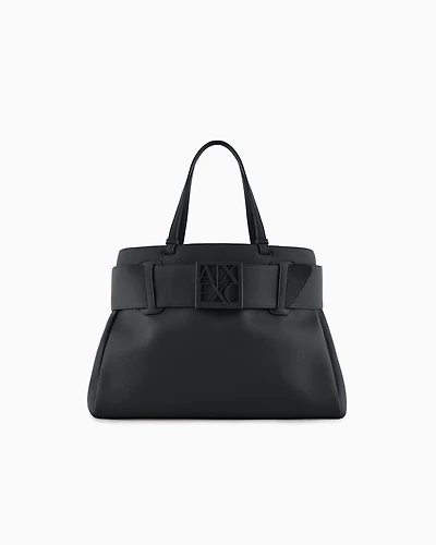 Large shoulder bag with ASV logo detail
