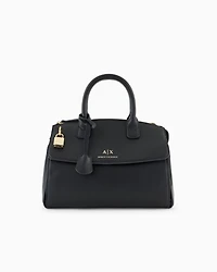 Armani Exchange - ASV Handbag Trunk, Woman, Black, Size: TU
