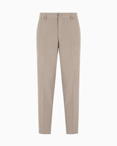 Chino trousers flowing fabric