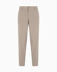 Chino trousers flowing fabric