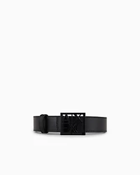 Belt with square logo