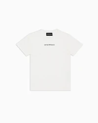 Emporio Armani - Jersey T-shirt with logo, Boy, White, Size:
