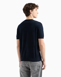 Organic Cotton Knit T-Shirt