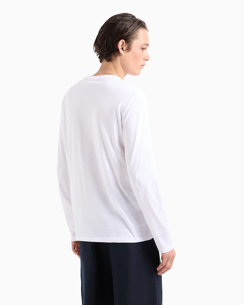 Pima Cotton Long Sleeve T-Shirt