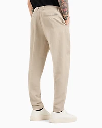 Poplin chino trousers
