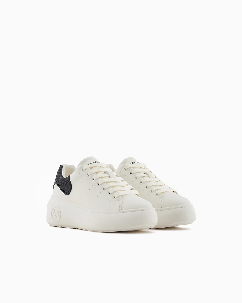 Sneakers with high sole
