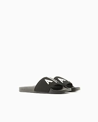Slider slippers with logo