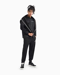 Regular fit shirt stretch satin cotton