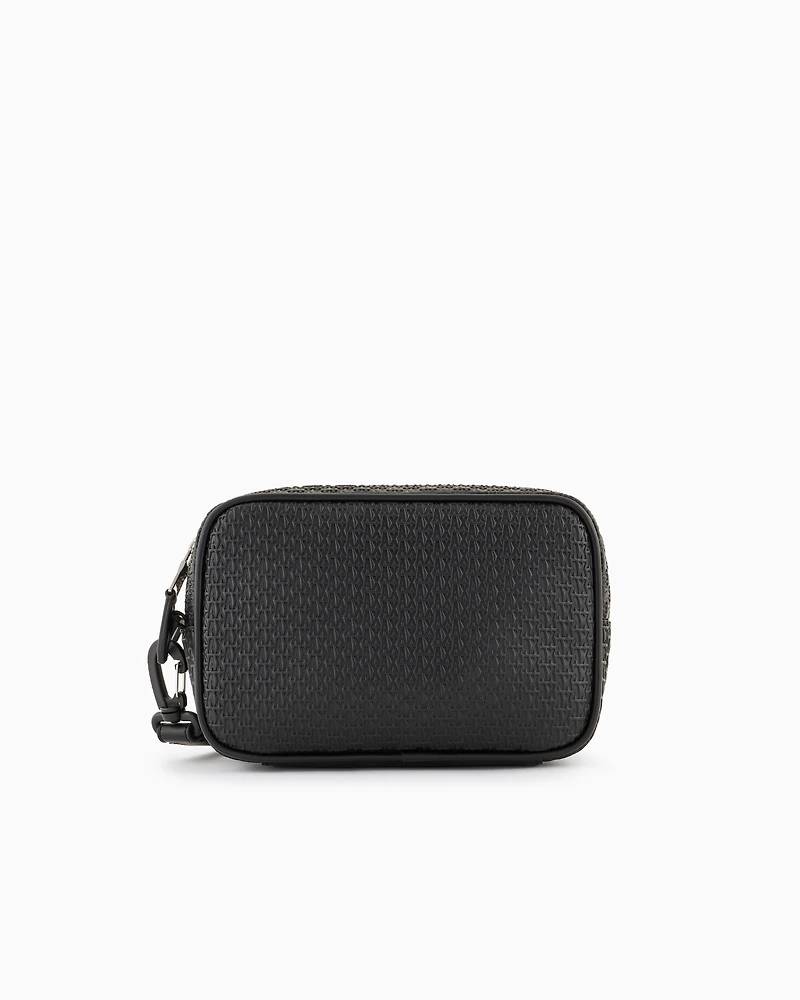 Beauty case with woven workmanship