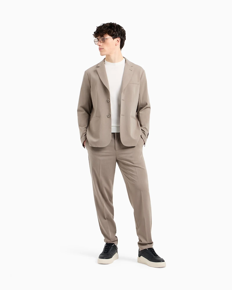 Chino trousers flowing fabric