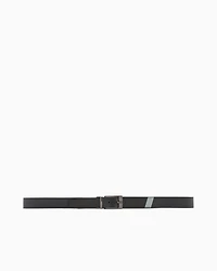 Coated leather belt