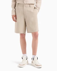 Bermuda shorts stretch gabardine