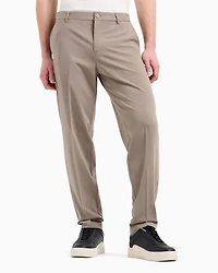 Chino trousers flowing fabric