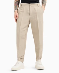 Poplin chino trousers