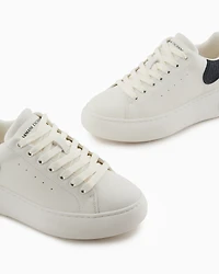 Sneakers with high sole