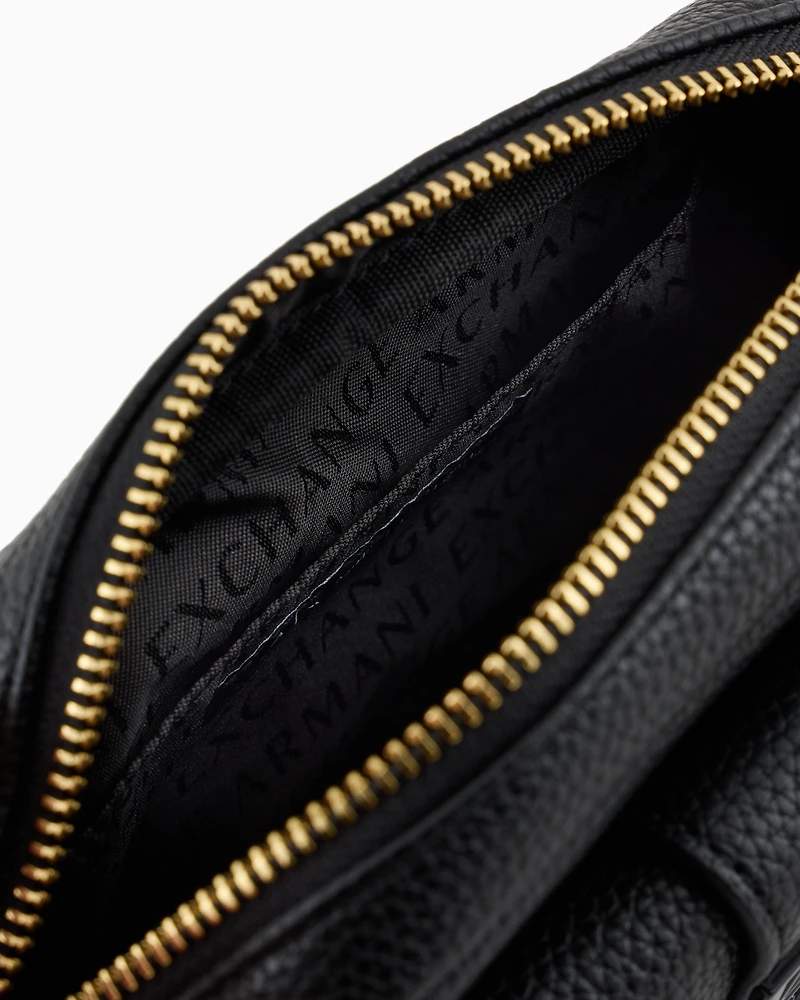 Mini shoulder bag with logo