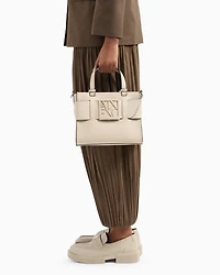 tote bag with double handles and shoulder strap