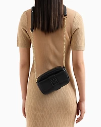 Mini shoulder bag with logo