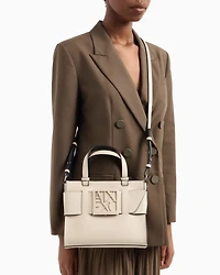 tote bag with double handles and shoulder strap