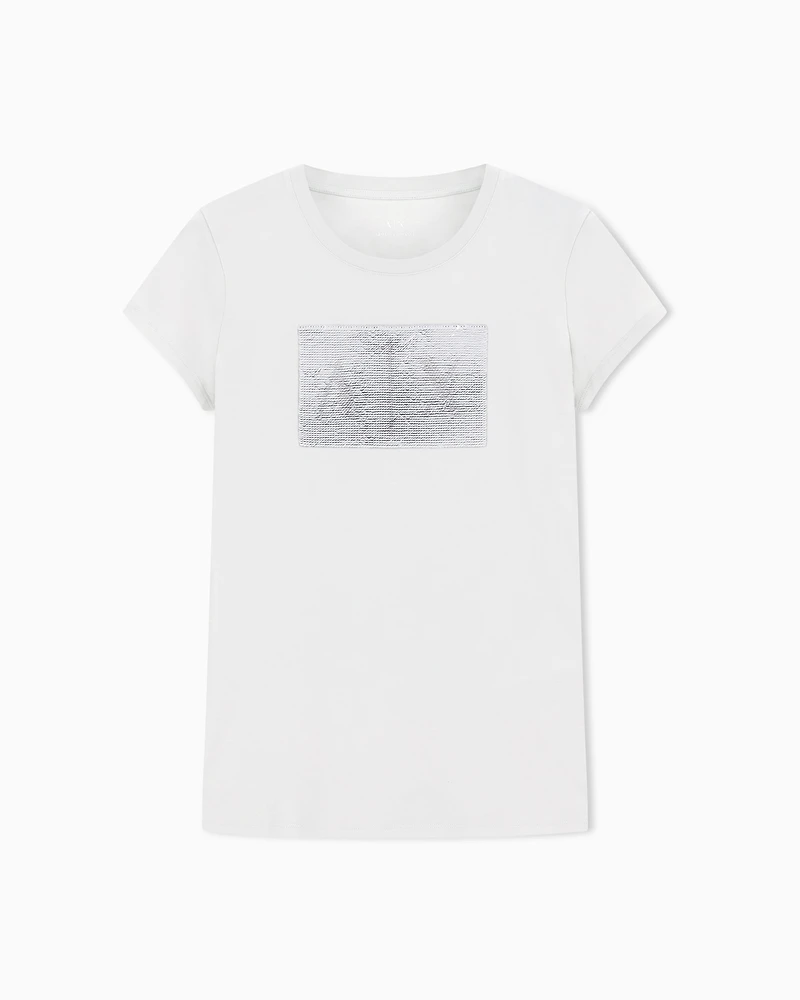 Slim fit T-shirt stretch cotton jersey