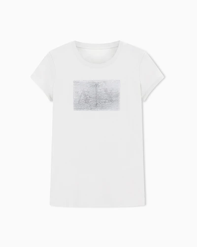 Slim fit T-shirt stretch cotton jersey