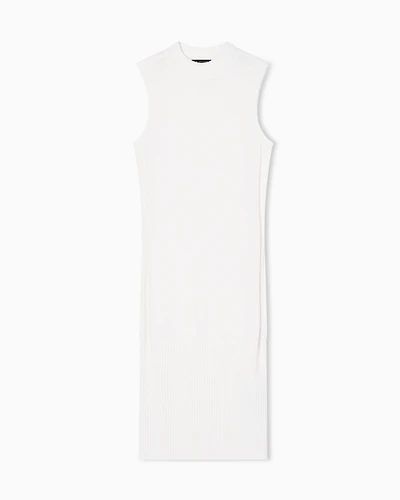 Armani Exchange - Midi Dresses, Woman, White, Size: S