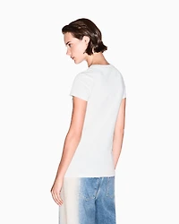 Slim fit T-shirt stretch cotton jersey