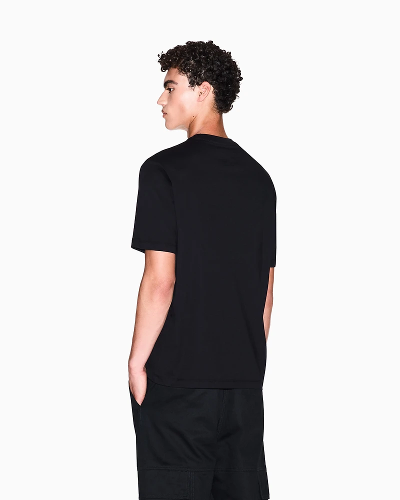 Regular fit T-shirt with embroidered logo