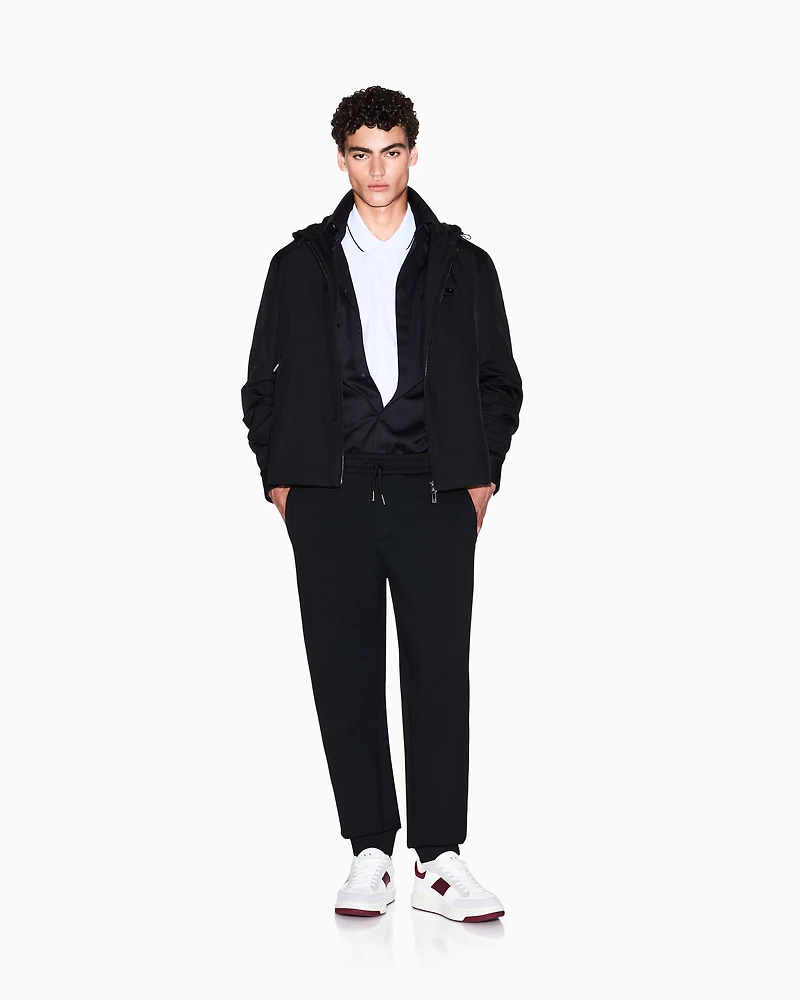 Armani Exchange - Hooded jacket, Man, Black, Size: