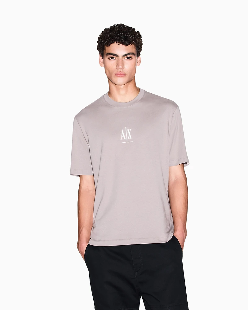 Regular fit T-shirt with embroidered logo