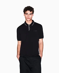 Regular fit polo shirt stretch jersey