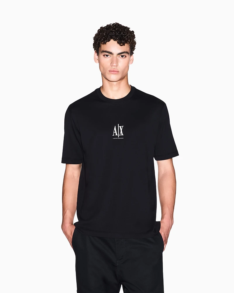 Regular fit T-shirt with embroidered logo