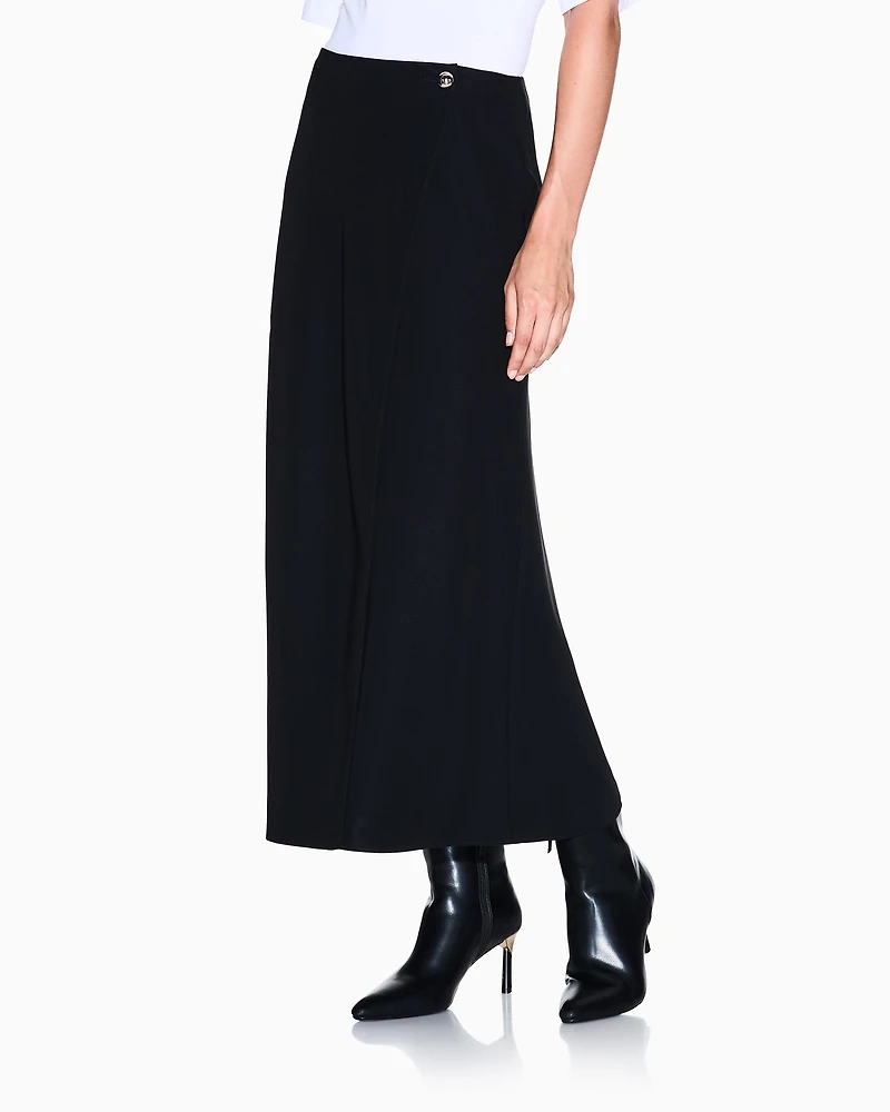 Armani Exchange - Long Skirts, Woman, Black, Size: