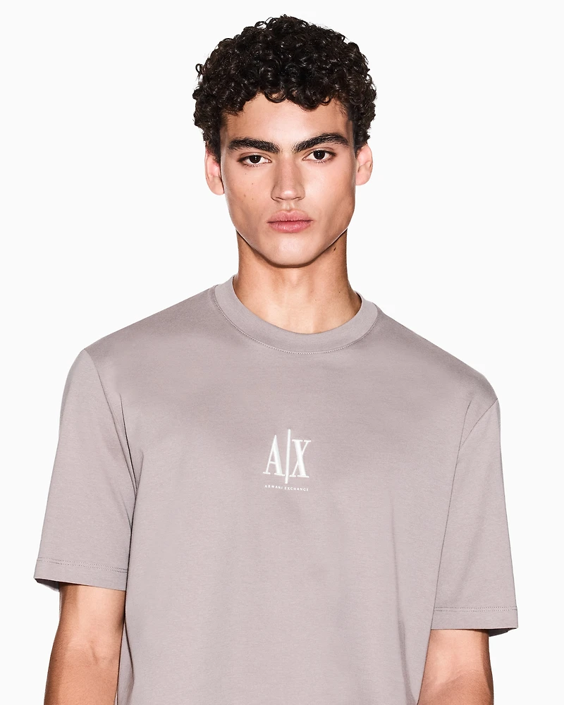 Regular fit T-shirt with embroidered logo