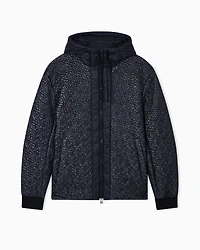Jacket with allover logo