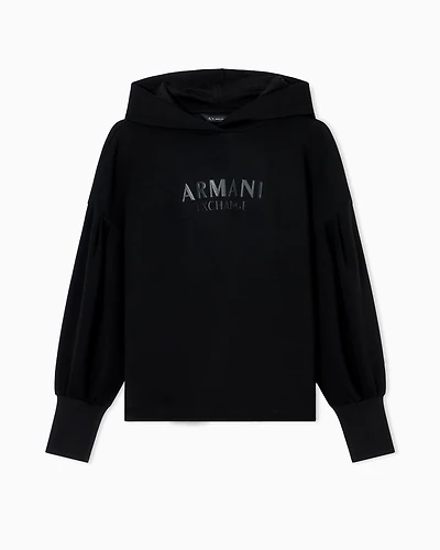 Armani Exchange - Hoodies, Woman, Black, Size: